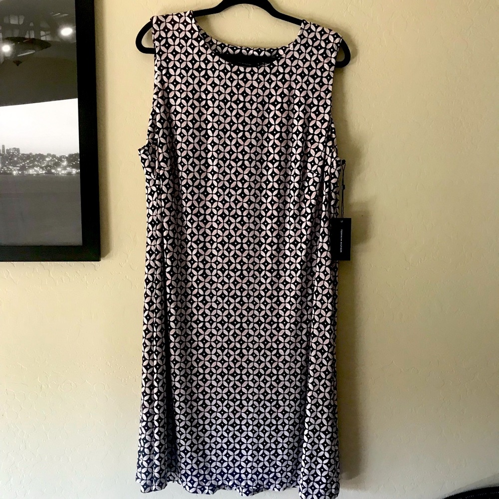 Tommy Hilfiger Crew Neck Sleeveless Geo Print